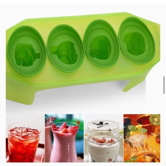 Silicone DIY Zombie Popsicle Mold BPA Free Makes 4 Halloween - Picture 9 of 11